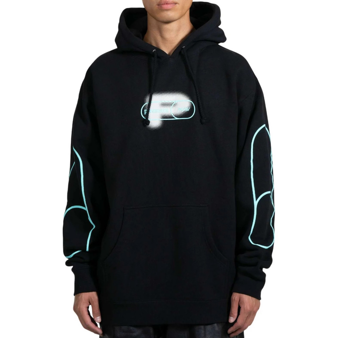Pleasures Pixel P Graphic Logo Hoodie MSRP $90
