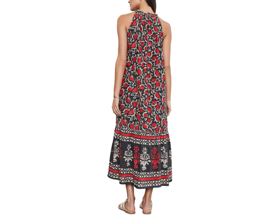 Velvet by Graham & Spencer Braided Trim Maxi Dress MSRP $299