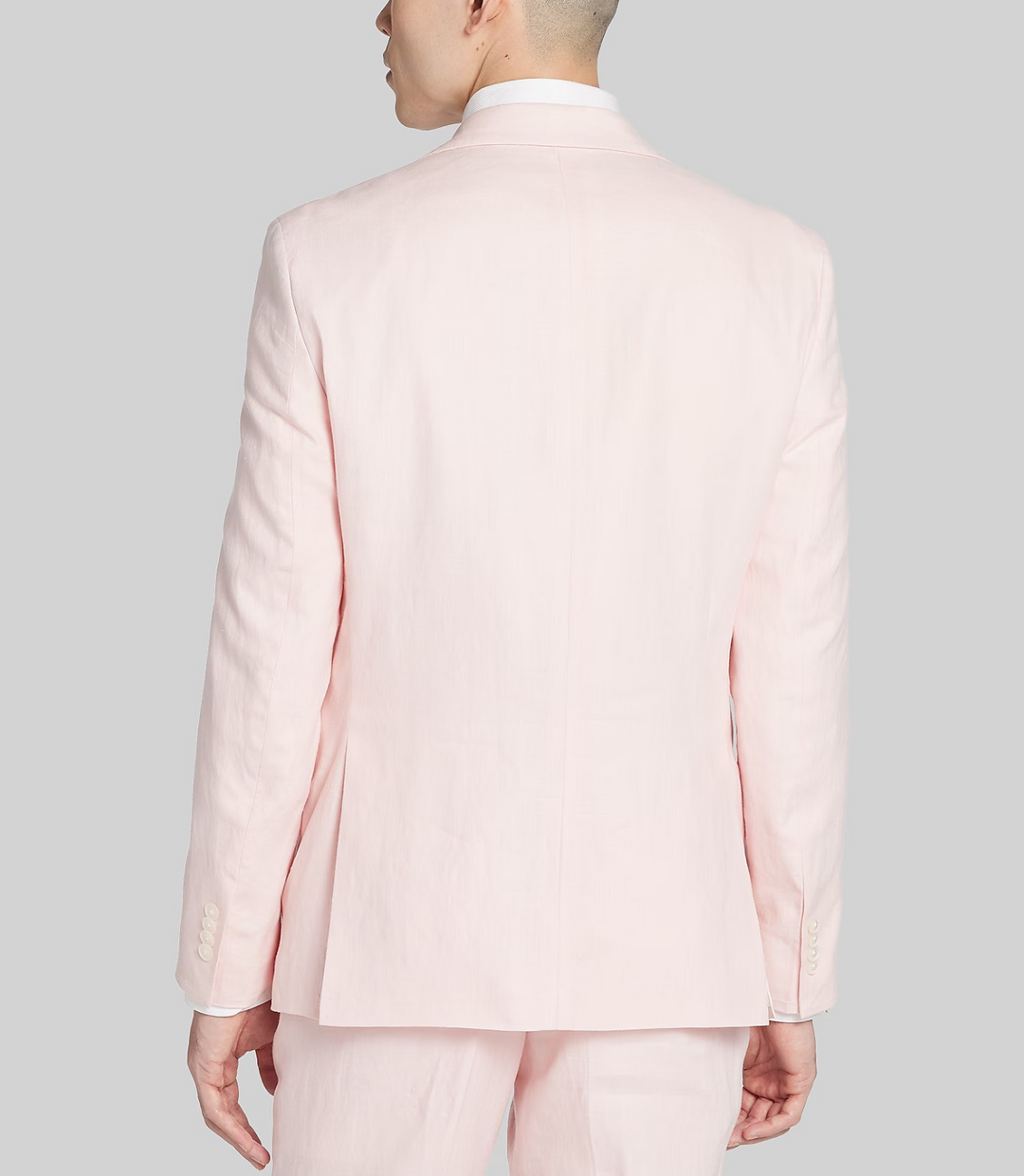Bar III Men's Slim-Fit Linen Suit Jackets - Pink Solid MSRP $360