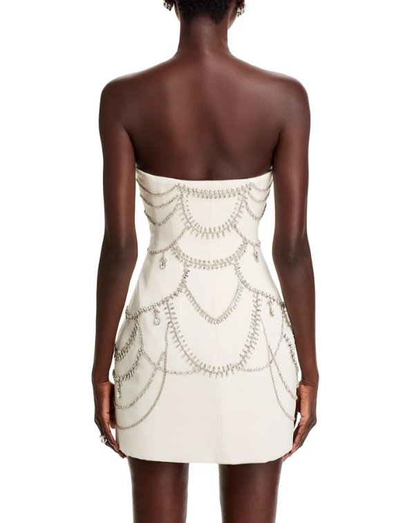 SIMKHAI Arta Bustier Mini Dress MSRP $745