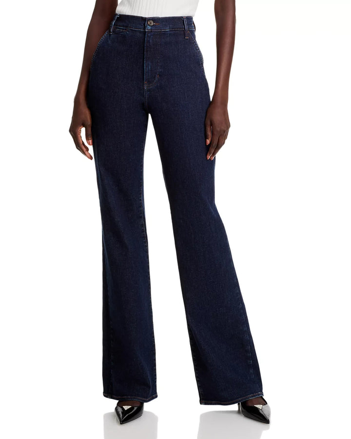 Veronica Beard Crosbie High Rise Wide Leg Trouser Jeans MSRP $298