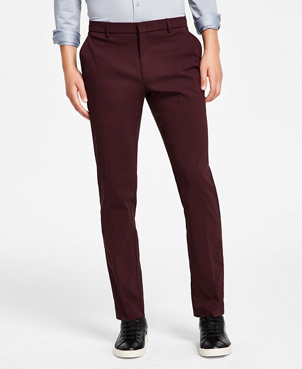 Tommy Hilfiger Men's Modern-Fit TH Flex Stretch Solid Performance Pant MSRP $95