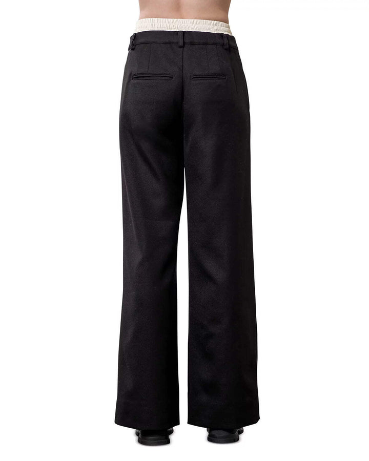 Moon River Layered Waistband Pants MSRP $108