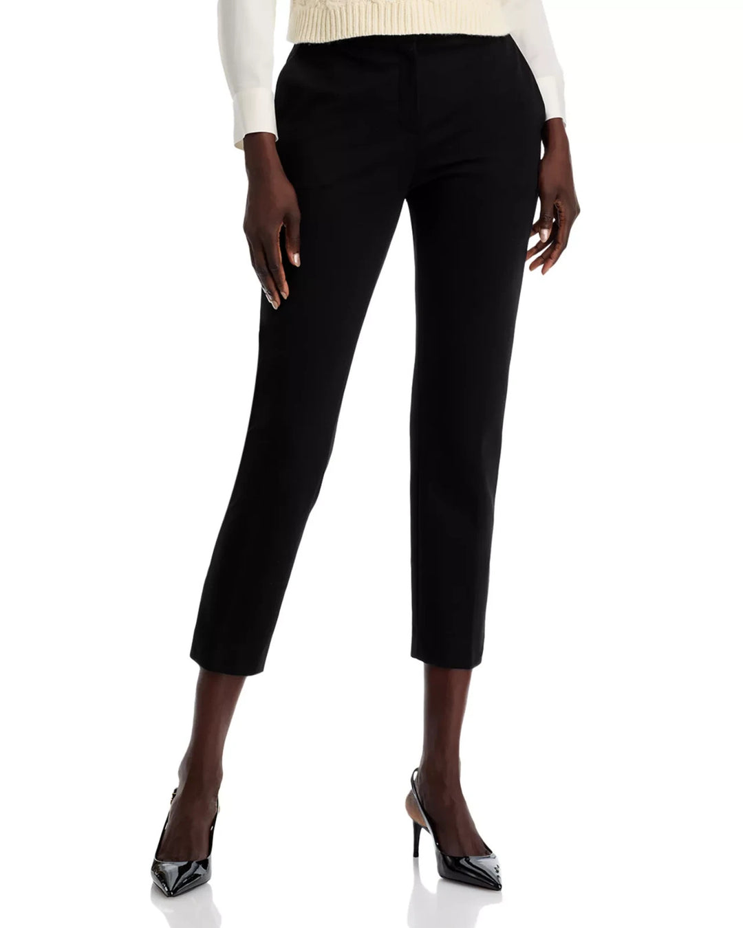 Theory Treeca 2 Smooth Cropped Trousers MSRP $295