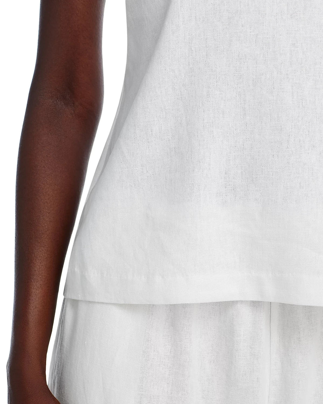 WAYF Carmela Strapless Linen Blend Top MSRP $59