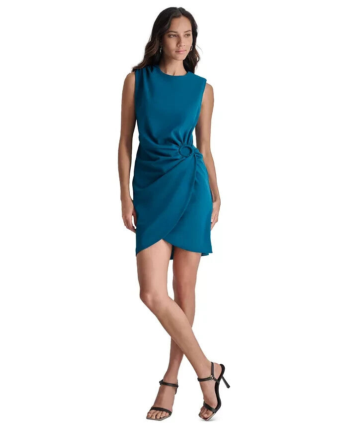 DKNY Sleeveless Drape-Front Sheath Dress MSRP $134