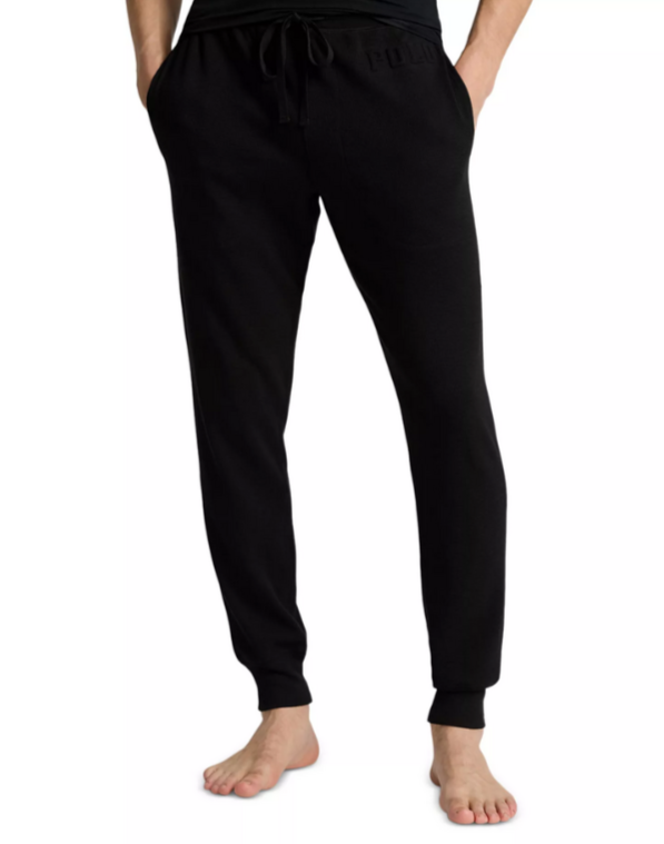 Polo Ralph Lauren Thermal Waffle Knit Logo Embossed Sleep Joggers $59