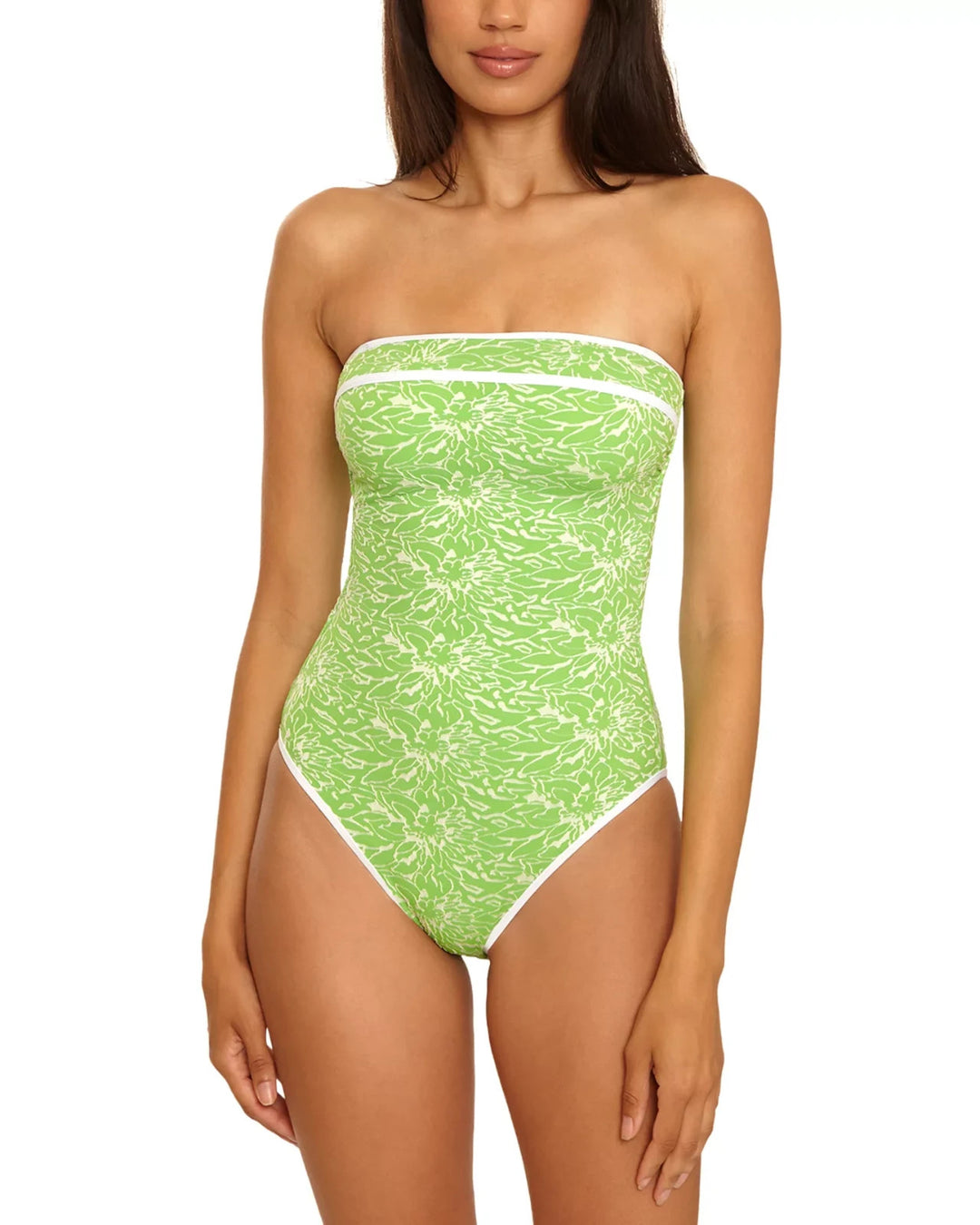 BECCA® by Rebecca Virtue Water Lily One Piece Swimsuit MSRP $148