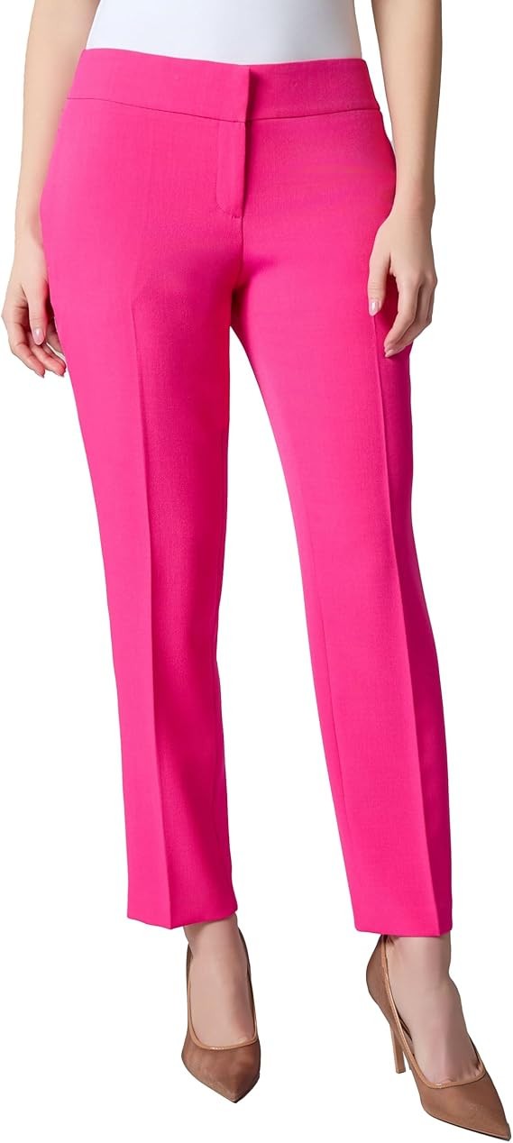Kasper Stretch Crepe Slim Leg Pants MSRP $79