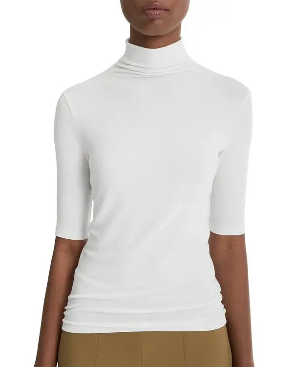 Vince Elbow Sleeve Turtleneck Sweater MSRP $165