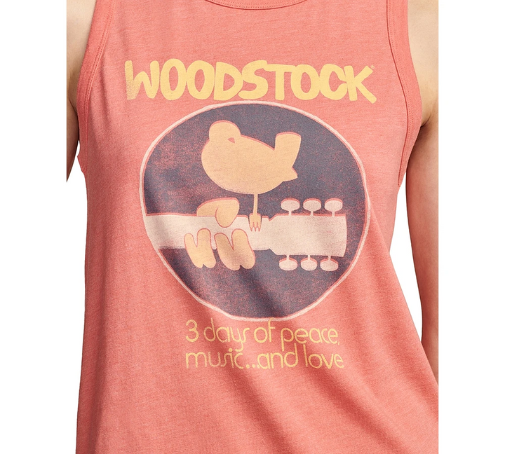 Lucky Brand Woodstock Graphic Print Tank Top MSRP $39.50