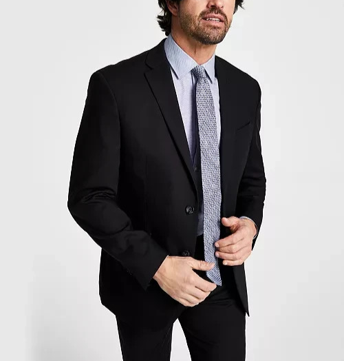 Kenneth Cole Reaction Techni-Cole Suit Separate Slim-Fit Suit Jacket MSRP $360