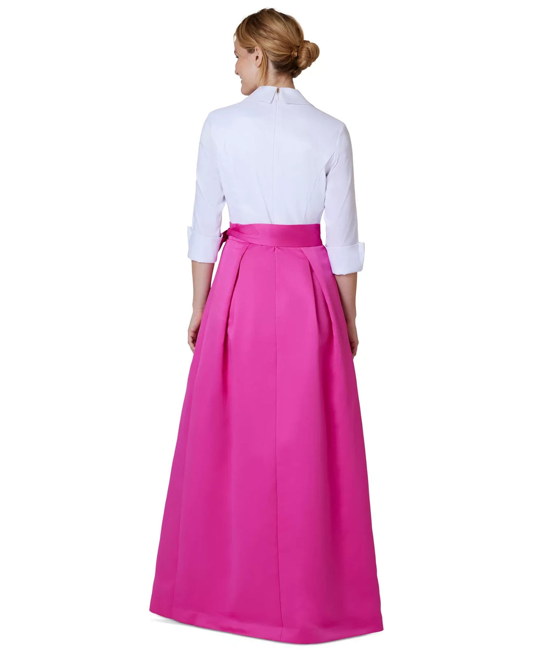 Jessica Howard Colorblocked Collared Evening Gown MSRP $189
