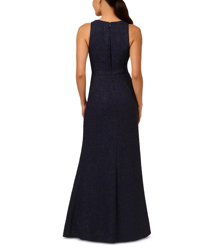 Adrianna Papell Glittered Boucle Gown MSRP $279