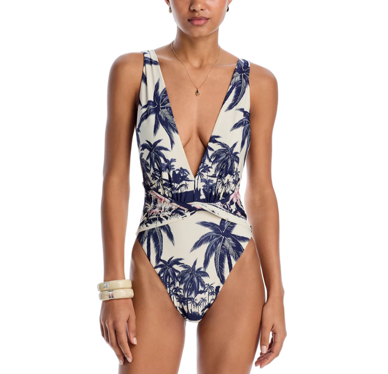 Agua Bendita Ellis Palms One Piece Swimsuit MSRP $220