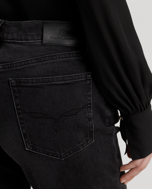 Lauren Ralph Lauren Relaxed Tapered Ankle Jeans MSRP $125