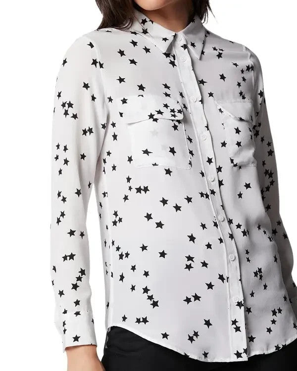 Equipment slim signature silk shirt MSRP $295