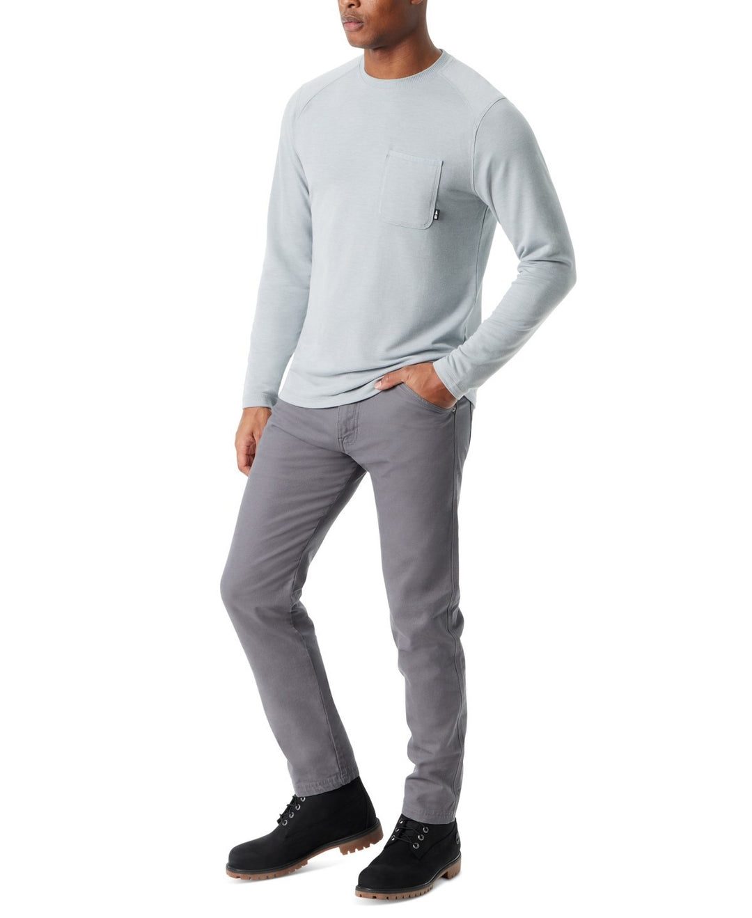 BASS OUTDOOR Men's Long-Sleeve Ribbed T-Shirt MSRP $49