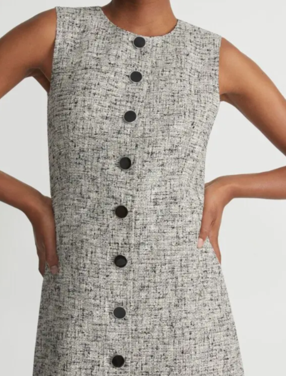 Lafayette 148 New York Button Front Dress MSRP $998