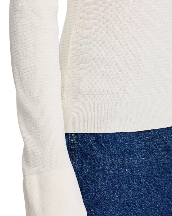 Derek Lam 10 Crosby Pansy Henley Top MSRP $295