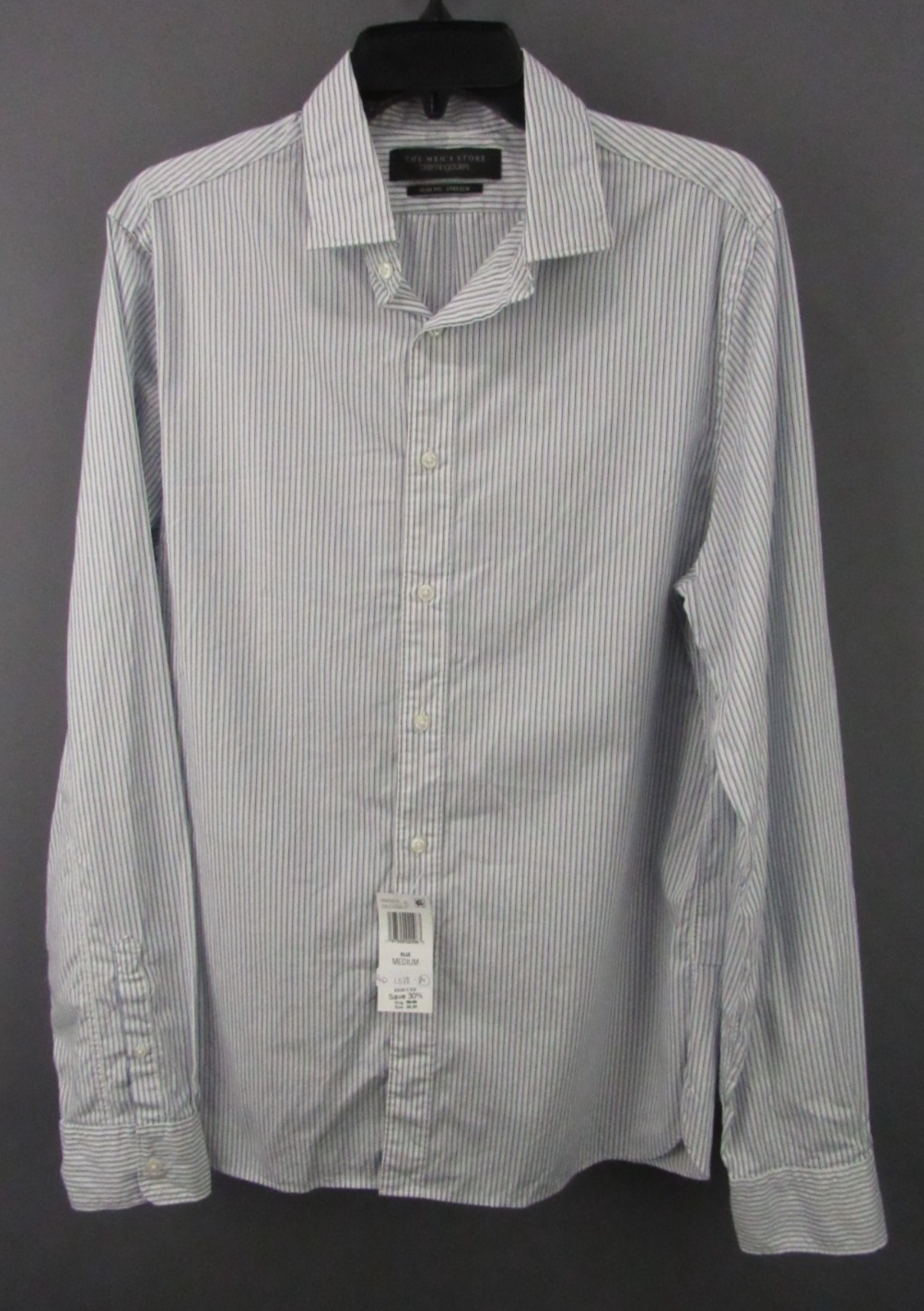 The Men's Store Stretch Slim Fit Button-Down Shirt $98