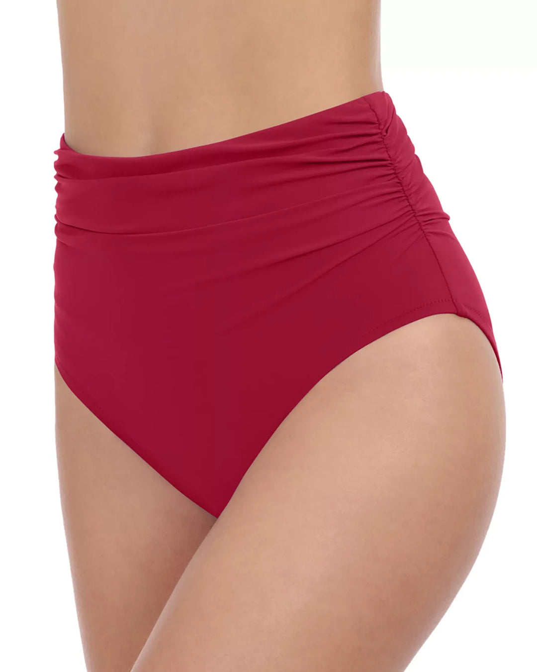 Profile by Gottex Shirred High Waist Bikini Bottom MSRP $ 58