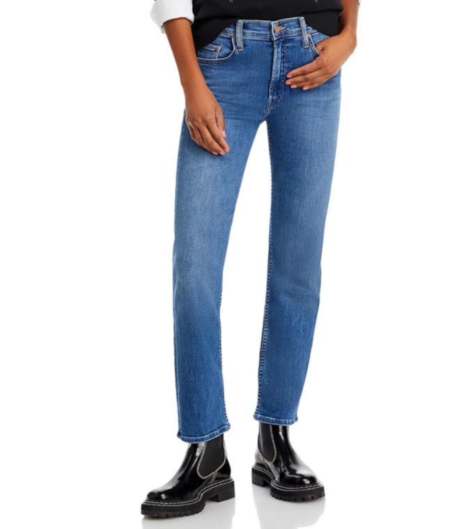 MOTHER The Mid Rise Rider Flood Jeans MSRP $248