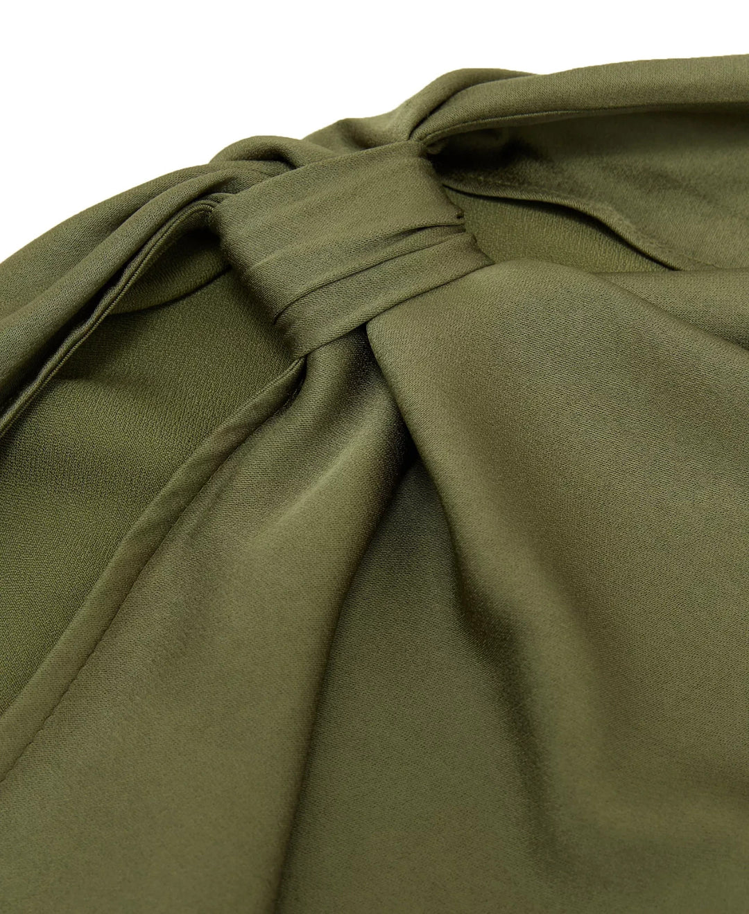 REISS  Satin Asymmetric Draped Midi Dress MSRP $285