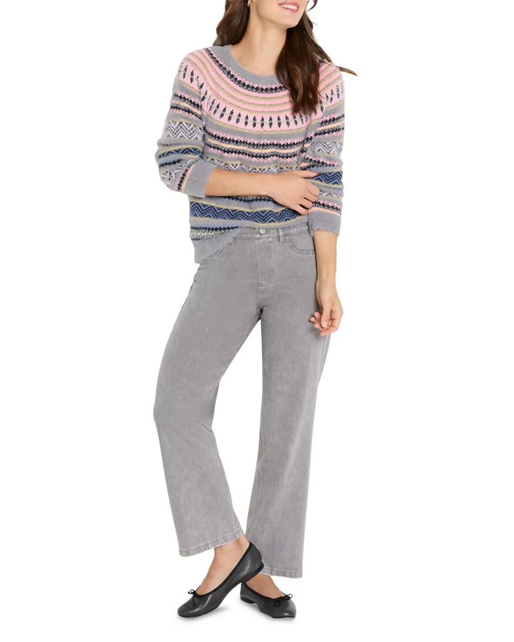 NIC+ZOE Cozy Fair Isle Sweater MSRP $178