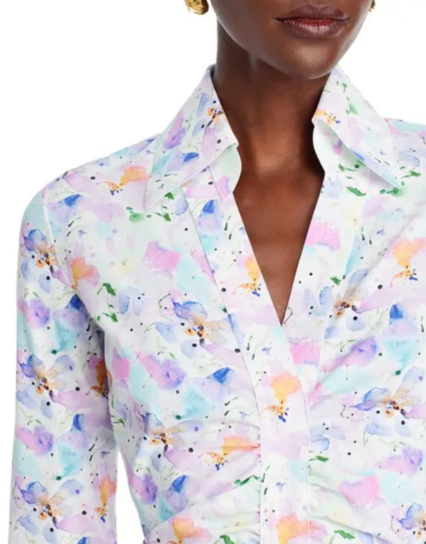 Chiara Boni La Petite Robe Shohreh Print Shirt MSRP $330