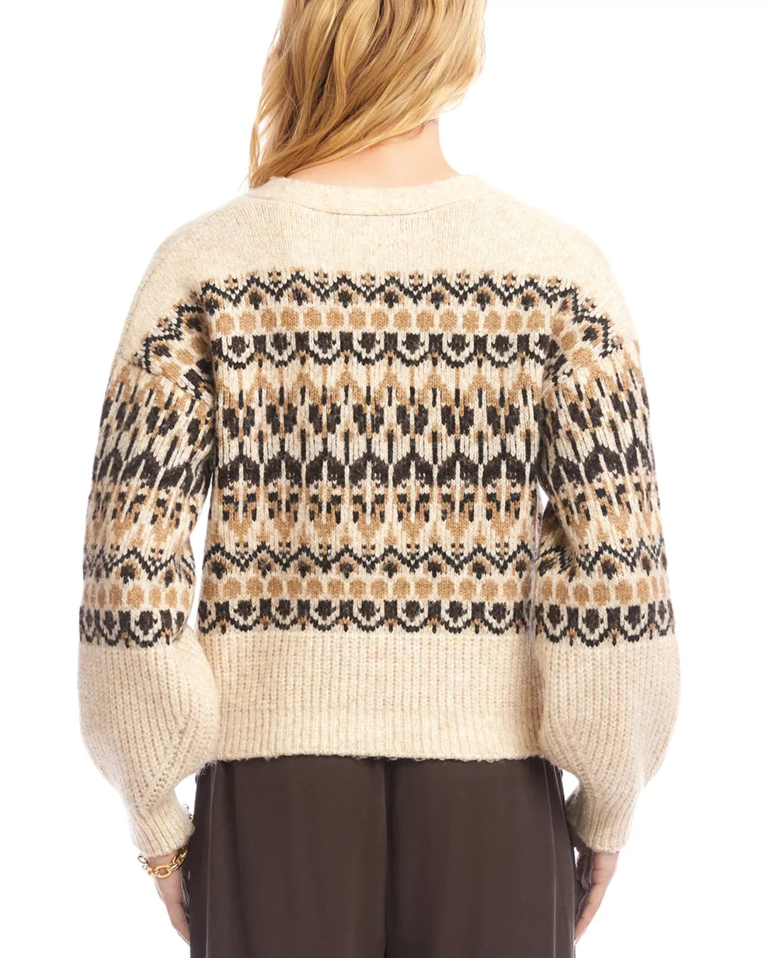 Karen Kane Jacquard Cardigan MSRP $109