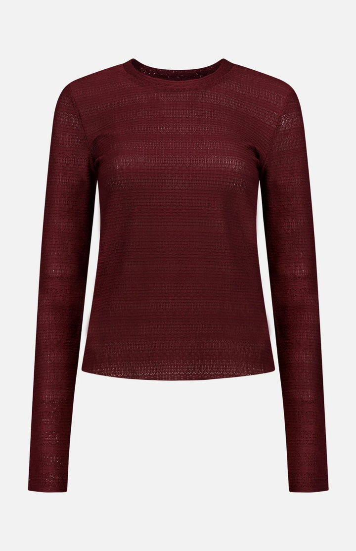 Rag & Bone Julia Pointelle Tee MSRP $178