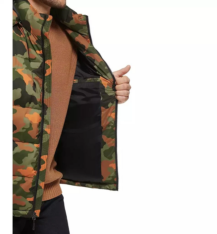 Club Room Men's Stretch Hooded Puffer Jacket MSRP $150