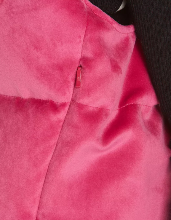 Moncler Blavet Velvet Down Puffer Vest MSRP $1160