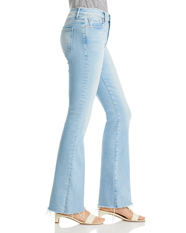 MOTHER The Weekender Mid Rise Flared Jeans MSRP $238