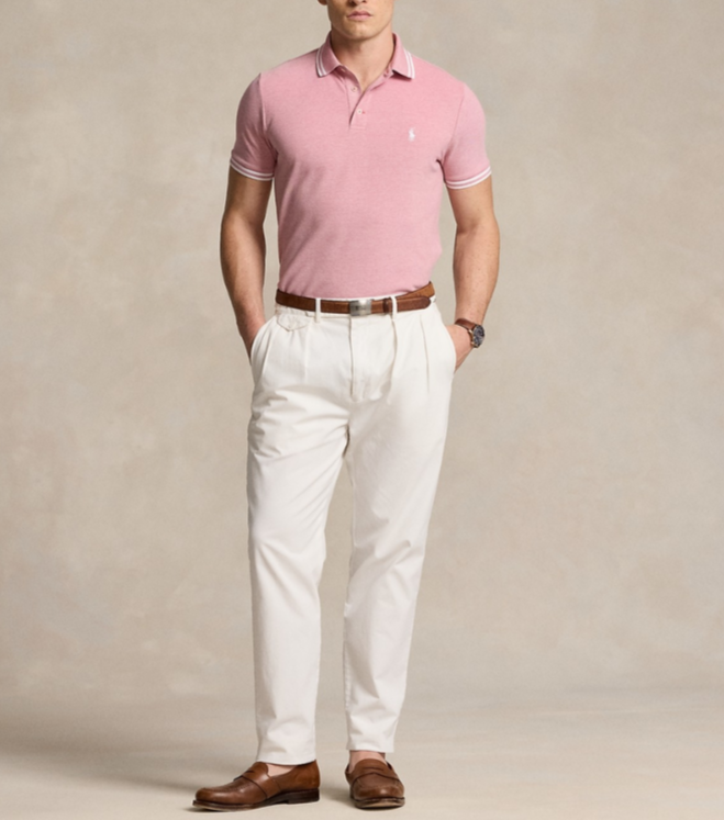 Polo Ralph Lauren Classic Fit Stretch Mesh Polo Shirt MSRP $115