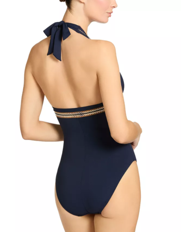 Robin Piccone Nova Halter Swimsuit MSRP $186