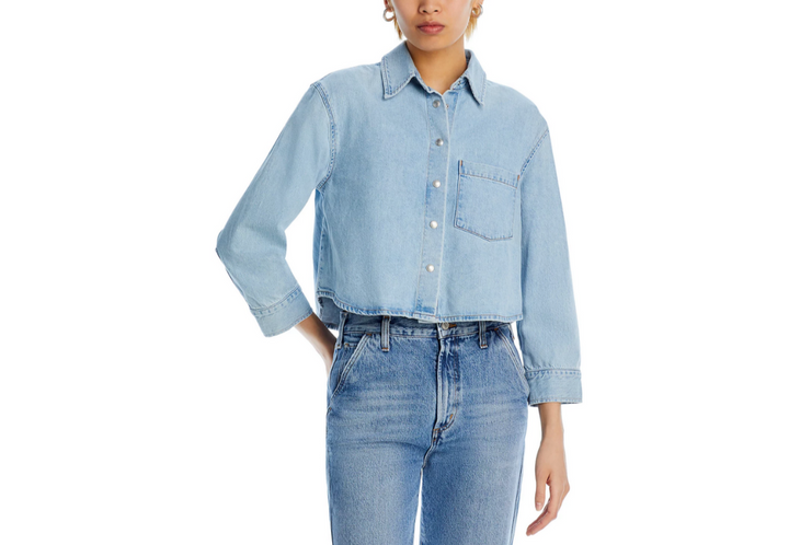 AGOLDE Dagmar Cotton Shirt MSRP $238
