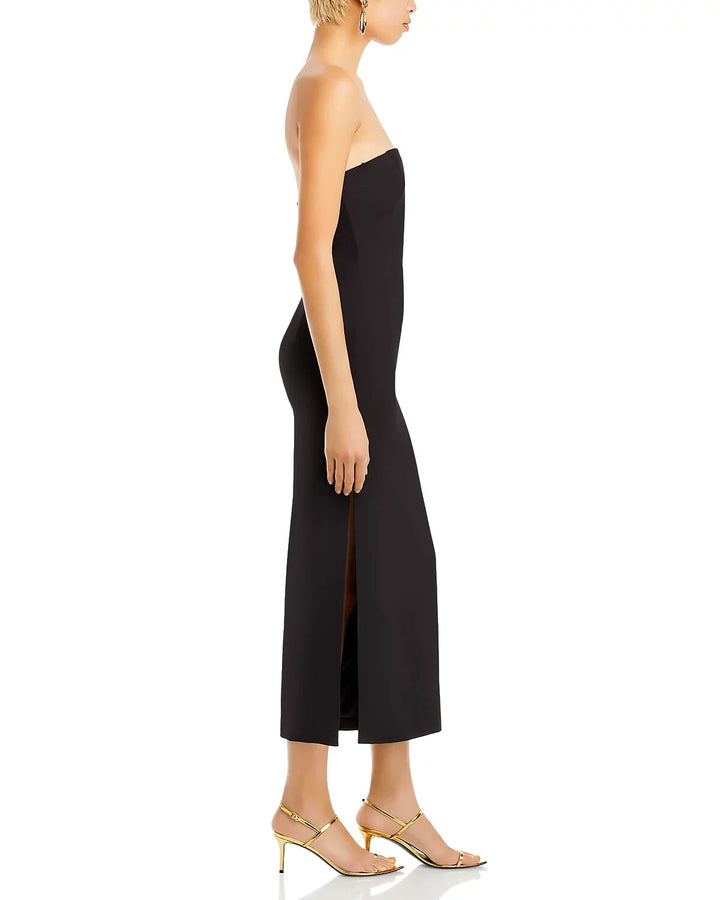Bardot Eleni Plunge Neck Midi Dress MSRP $139 Size 4
