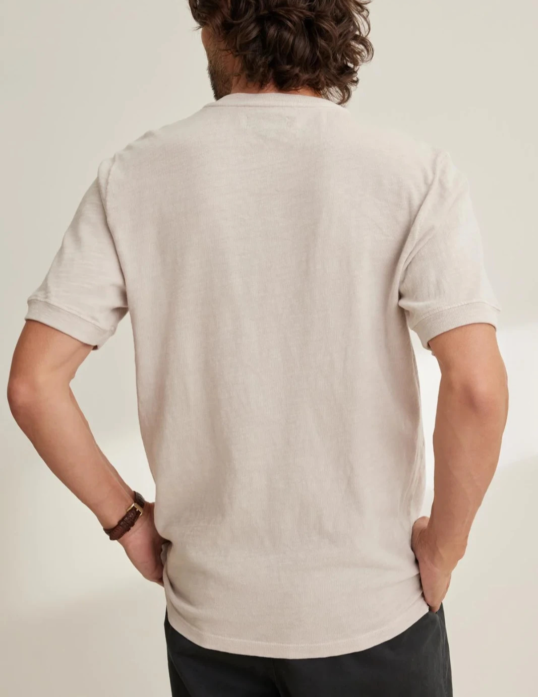 Velvet by Graham & Spencer Short Sleeve Henley MSRP $120