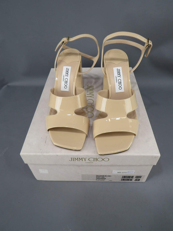 Jimmy Choo Women's Ellison 85 High Block Heel Sandals M3 273