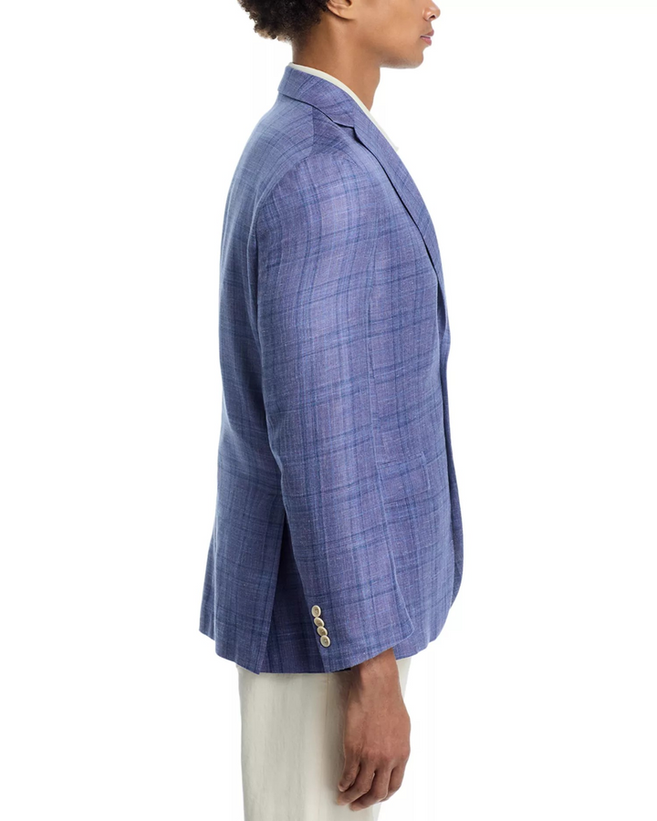 Jack Victor Loro Piana Wool Silk & Linen Fabric Regular Fit Sport Coat MSRP $998