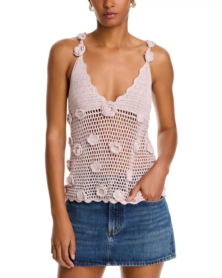 BLANKNYC Crochet Tank Top MSRP $98