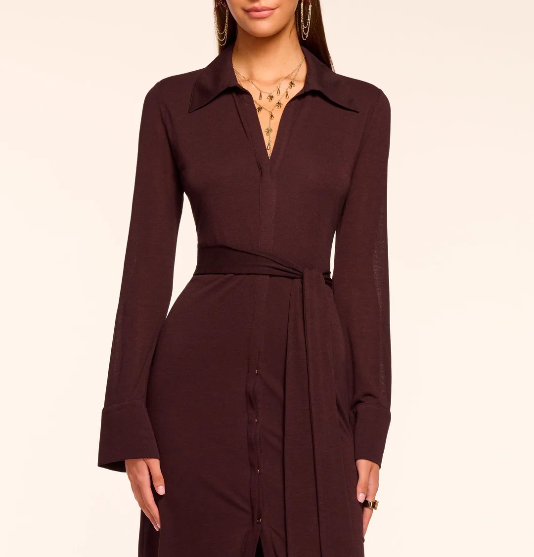Ramy Brook Lydia Belted Dress MSRP $325