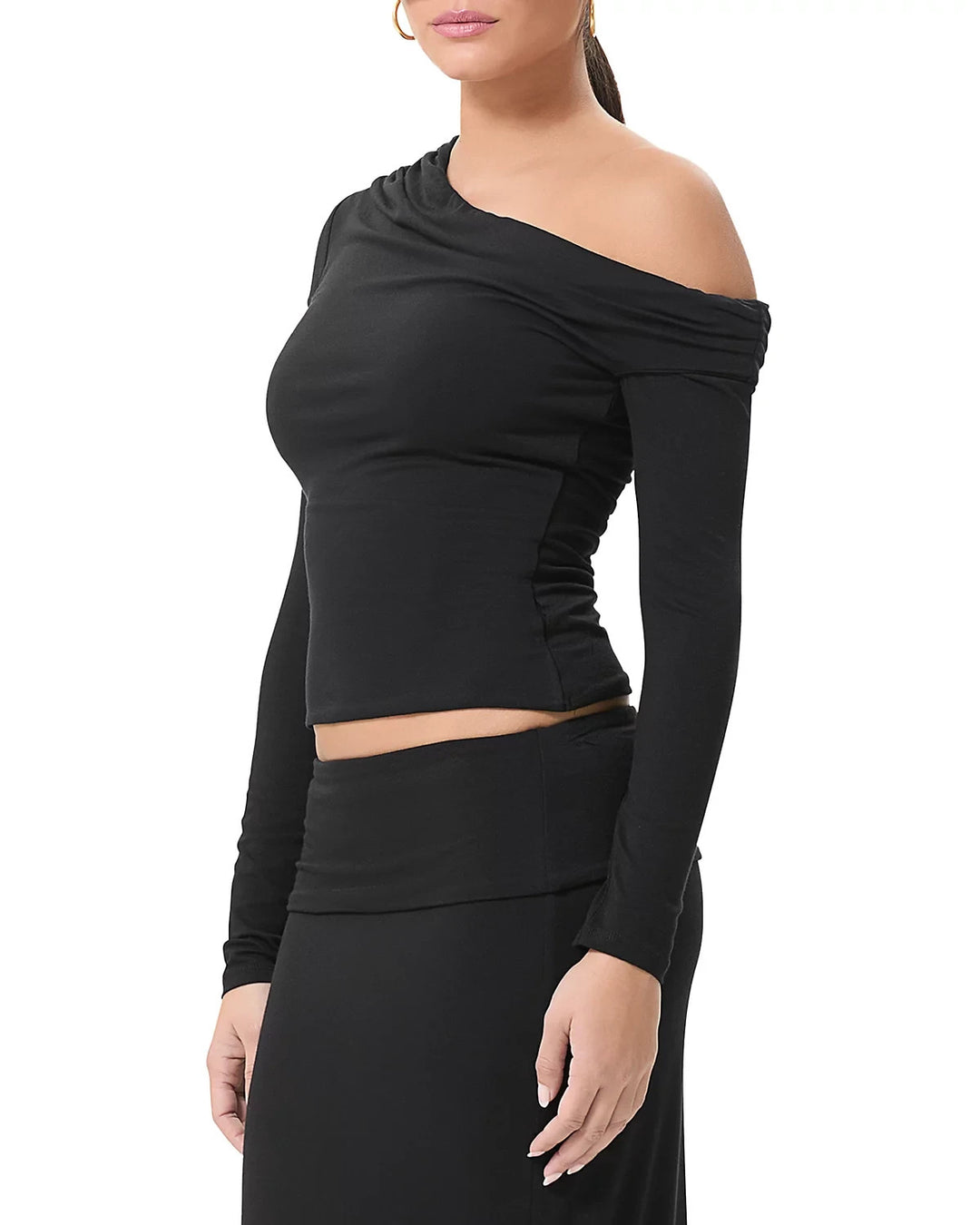 AFRM Bria Draped One Shoulder Top MSRP $58