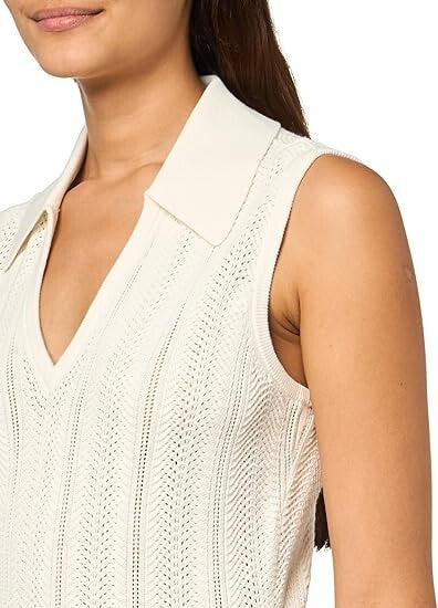 Paige Rossana V Neck Collared Vest MSRP $179