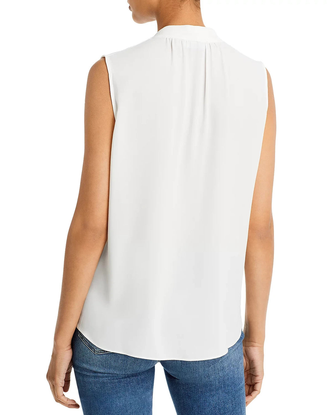 T Tahari Edie Sleeveless V-Neck Top MSRP $68