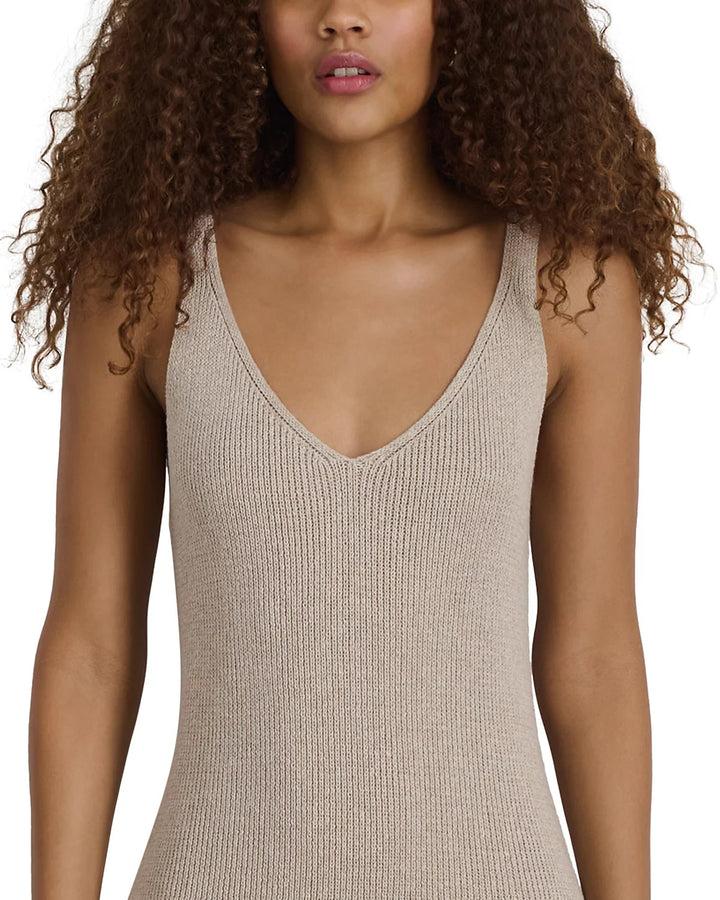 Alex Mill Cara Ribbed Knit Midi Dress MSRP $215