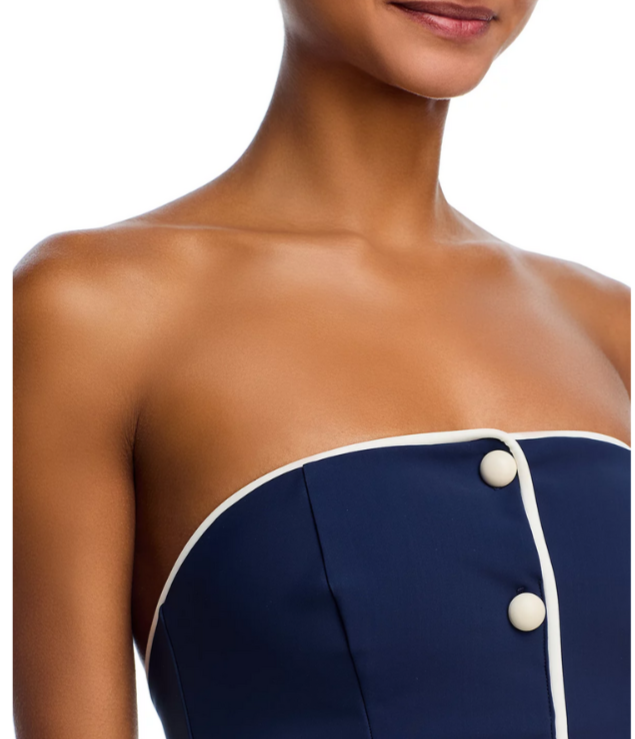 SIMKHAI Scout Bustier One Piece Swimsuit MSRP $345
