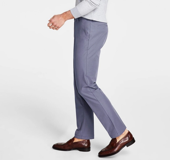 Michael Kors Men's Classic Fit Cotton Stretch Performance Pants MSRP $95